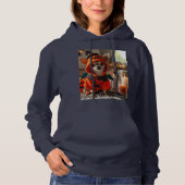 Sweatshirt mit Chihuahua-Druck in einem Kürbis (Vorderseite)