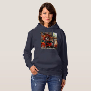 Sweatshirt mit Chihuahua-Druck in einem Kürbis