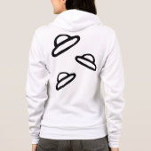 Sweatshirt mit einzigartigem Raumdesign (Rückseite)