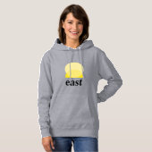 Sweatshirt mit Frauenhaube in Grau (Vorne ganz)