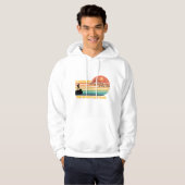Sweatshirt mit Kapuze Retro Vintage "Wanderlust (Vorne ganz)