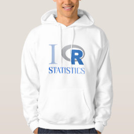 Sweatshirt mit Kapuze von I love R Statistics