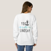 Sweatshirt mit Logo bewegen (Schwarz voll)