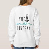 Sweatshirt mit Logo bewegen (Rückseite)