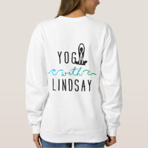 Sweatshirt mit Logo bewegen