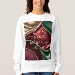 Sweatshirt mit stilvollem abstraktem Grafikdruck
