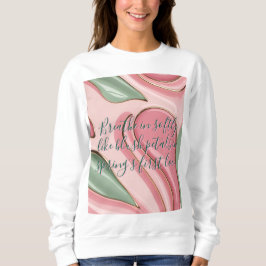 Sweatshirt mit stilvollem abstraktem Grafikdruck