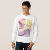 Sweatshirt mit stilvoller abstrakter Grafik (Vorne ganz)