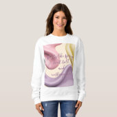 Sweatshirt mit stilvoller abstrakter Grafik (Vorne ganz)
