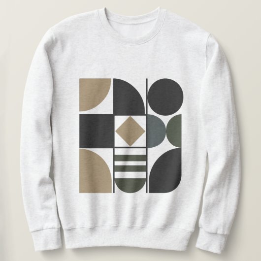 Sweatshirt mit verschiedenen Formen für Männer (Design vorne)