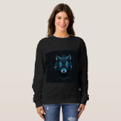 Sweatshirt mit Wolfdesign  (Vorne ganz)