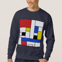 Sweatshirt Mondrian Linien-Männer