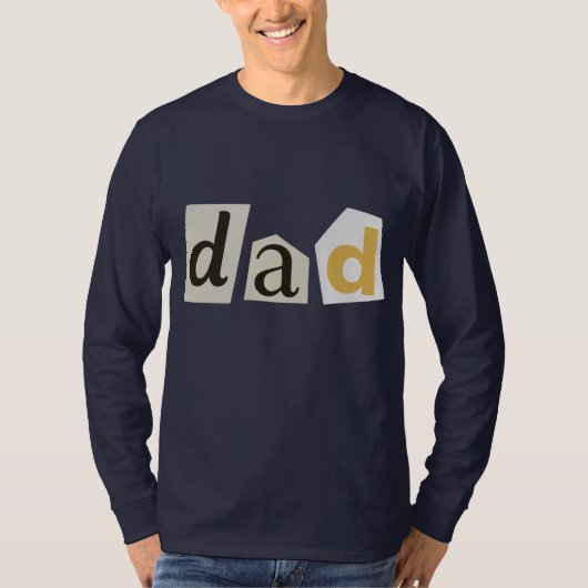 SWEATSHIRT NAVY FOR VATER T-Shirt (Vorderseite)