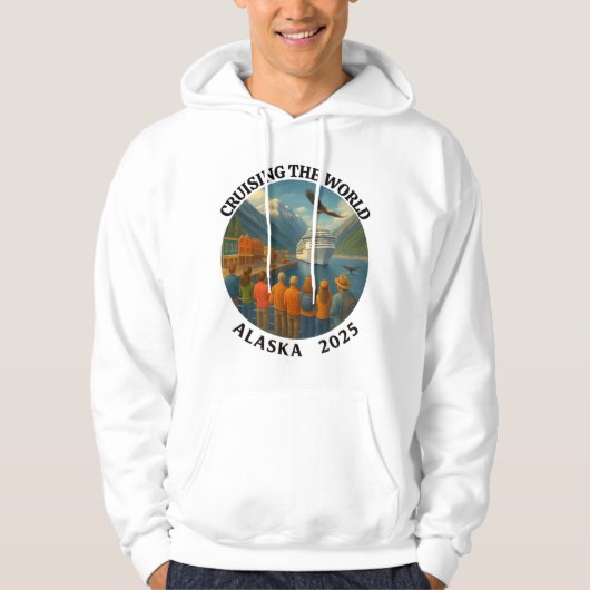 Sweatshirt or Hoodie for Alaska Cruise for family (Vorderseite)