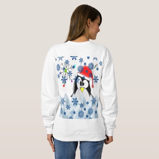 Sweatshirt Pinguin (Schwarz voll)