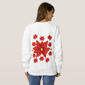 Sweatshirt Poinsettia (Schwarz voll)