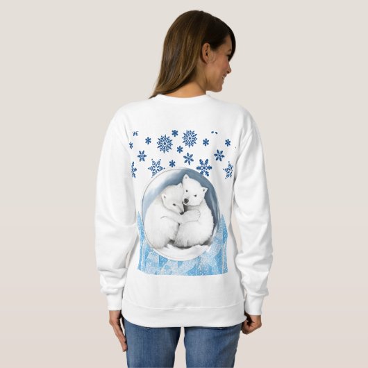 Sweatshirt Polar Bear (Schwarz voll)