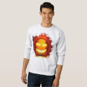 Sweatshirt Pumpkinmoji (Vorne ganz)