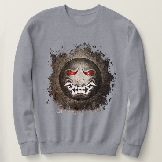 Sweatshirt Samuraimoji Vintage (Design vorne)