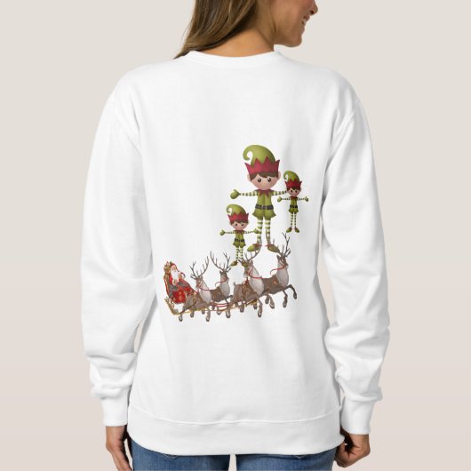 Sweatshirt Santa (Rückseite)