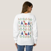 Sweatshirt Schneemann Elf (Schwarz voll)