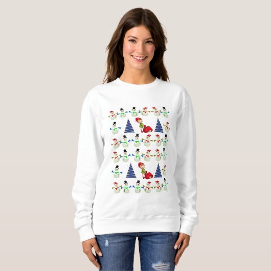 Sweatshirt Schneemann Elf (Vorne ganz)