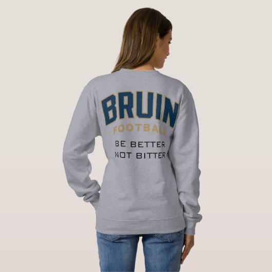 Sweatshirt "Sei besser nicht bitter" (Schwarz voll)