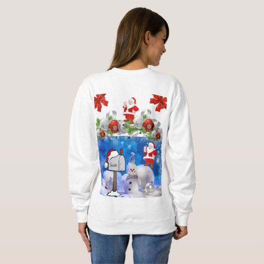 Sweatshirt Snowman (Schwarz voll)
