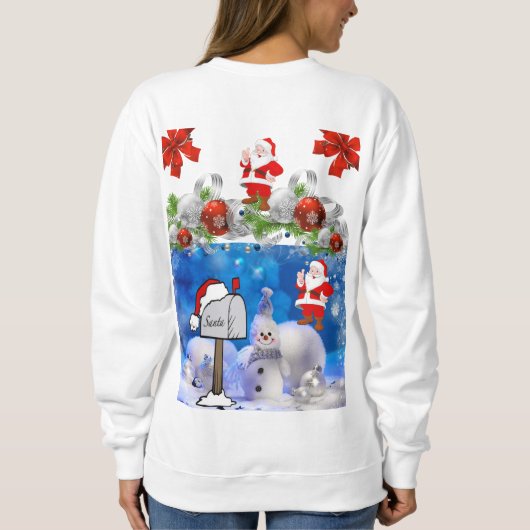 Sweatshirt Snowman (Rückseite)