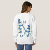 Sweatshirt Snowman (Schwarz voll)