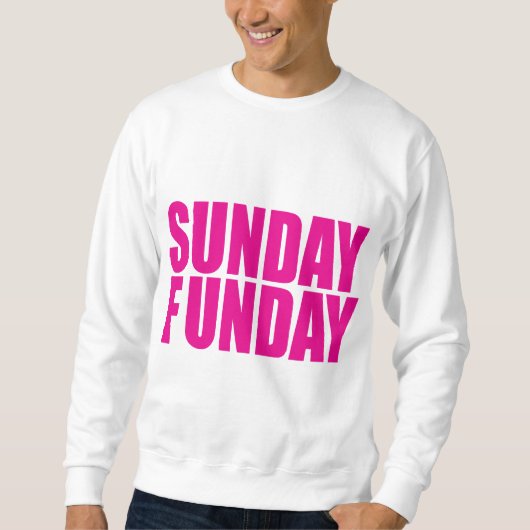 Sweatshirt Sonntags Funday (Vorderseite)