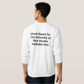 SWEATSHIRT Spickzettel Für U of Hard Knocks (Schwarz voll)