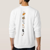 Sweatshirt | Sunset Park Katzen | Katzenrettung (Rückseite)