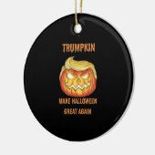 Sweatshirt, Trumpkin, Halloween Classic Keramik Ornament (Links)