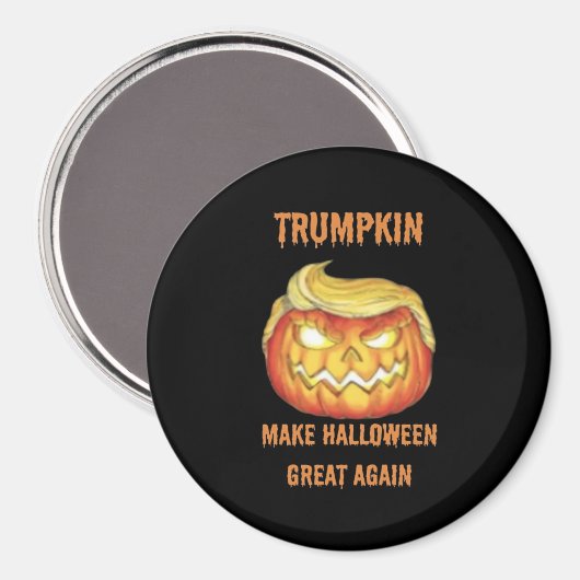 Sweatshirt, Trumpkin, Halloween Classic Magnet (Vorderseite/Rückseite)
