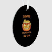 Sweatshirt, Trumpkin, Halloween Classic Ornament (Vorderseite)