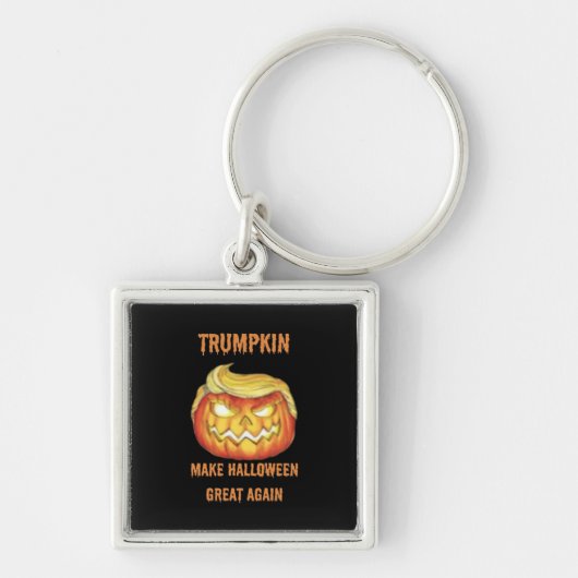 Sweatshirt, Trumpkin, Halloween Classic Schlüsselanhänger (Vorne)