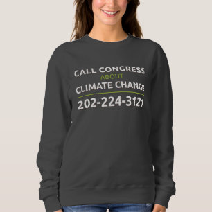 Sweatshirt über den Klimawandel