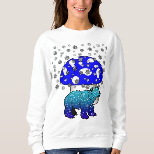 Sweatshirt Vintag Polar Bärenschnee (Vorderseite)