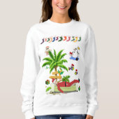 Sweatshirt Vintag Santa Beach Bum (Vorderseite)