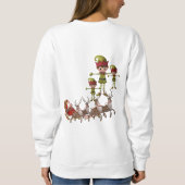 Sweatshirt Vintag Santa Elf (Rückseite)