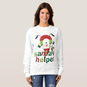 Sweatshirt Vintag Santa Elf Helpers