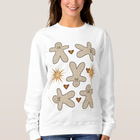 Sweatshirt Vintager Weihnachtsmann (Vorderseite)