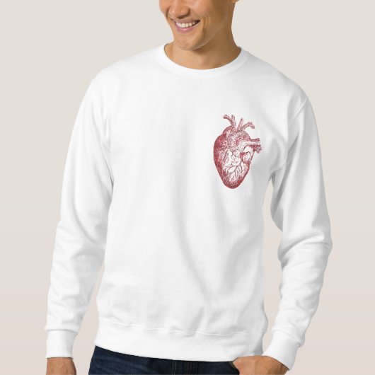 Sweatshirt vom Menschen - Einzigartiges anatomisch (Vorderseite)