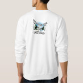 Sweatshirt : Who Do you Think (weiß) (Rückseite)