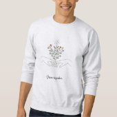 sweatshirt with growth mindset (Vorderseite)