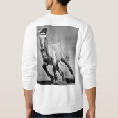 Sweatshirt with horse (Rückseite)