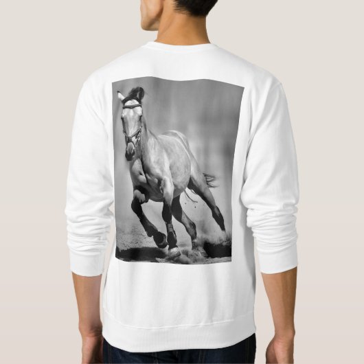 Sweatshirt with horse (Rückseite)
