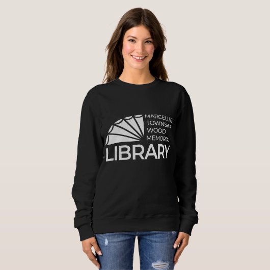 Sweatshirt with white logo (Vorne ganz)