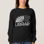 Sweatshirt with white logo (Vorderseite)